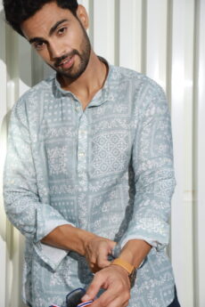 Linen Short Kurta 4